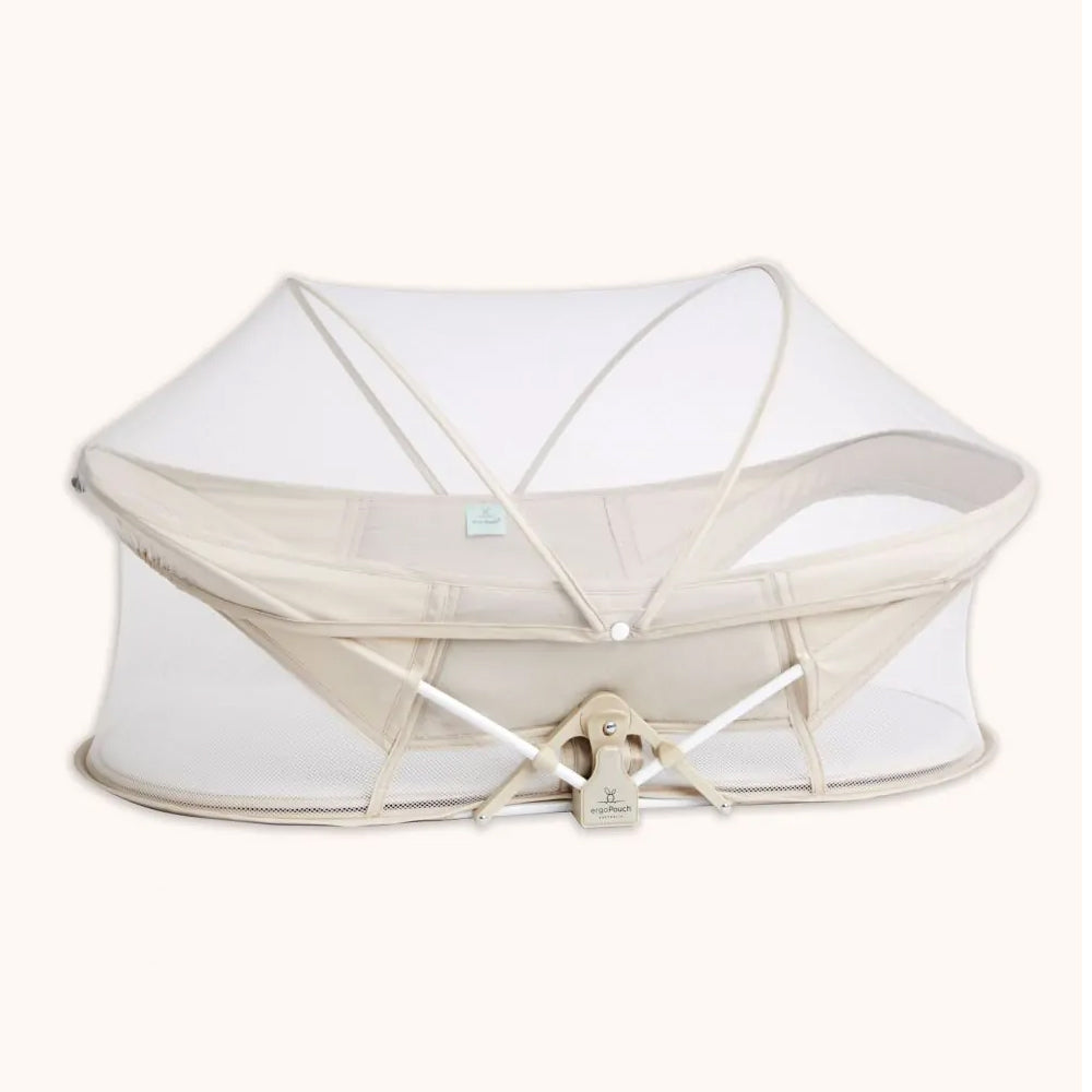 Ergo Pouch Easy Sleep Portable Bassinet w/ Backpack/Mosquito Net