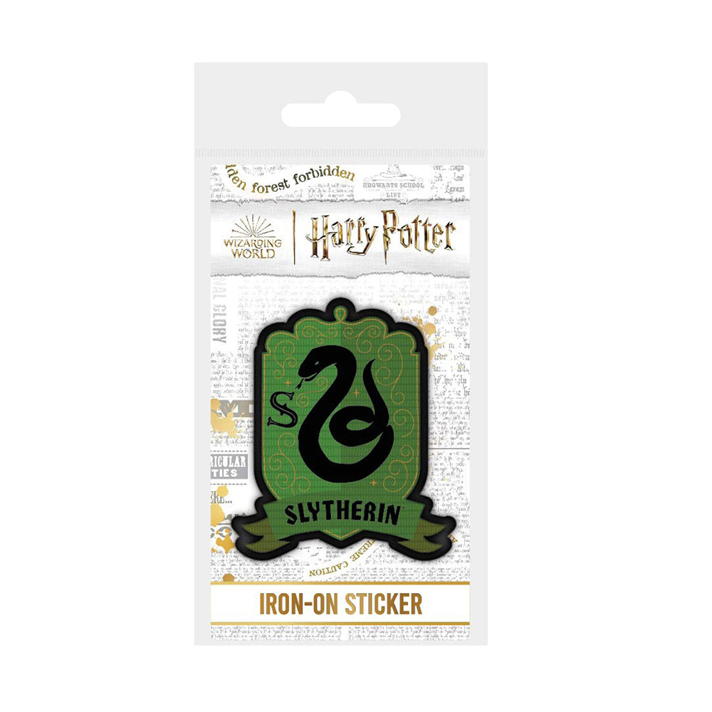 3PK Wizarding World Harry Potter Character Themed Slytherin Iron-On Patch