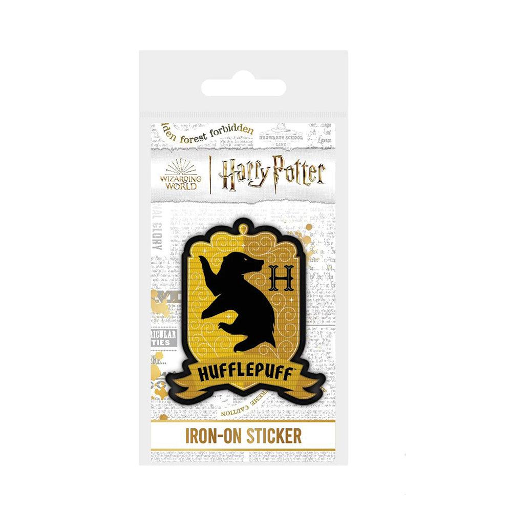 3PK Wizarding World Harry Potter Hufflepuff Crest Iron-On Patch