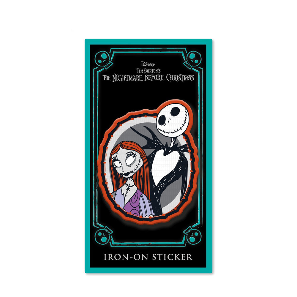 3PK Disney The Nightmare Before Christmas Themed Jack & Sally Iron-On Patch