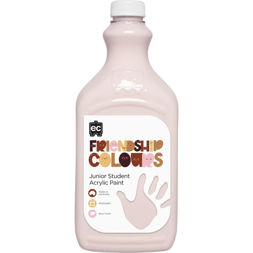Educational Colours Friendship Skin Tone Colour Acrylic Paint 2L Peach