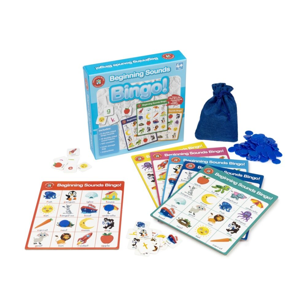 Learning Can Be Fun Beginning Sounds Bingo Phonics Game Educational 6y+
