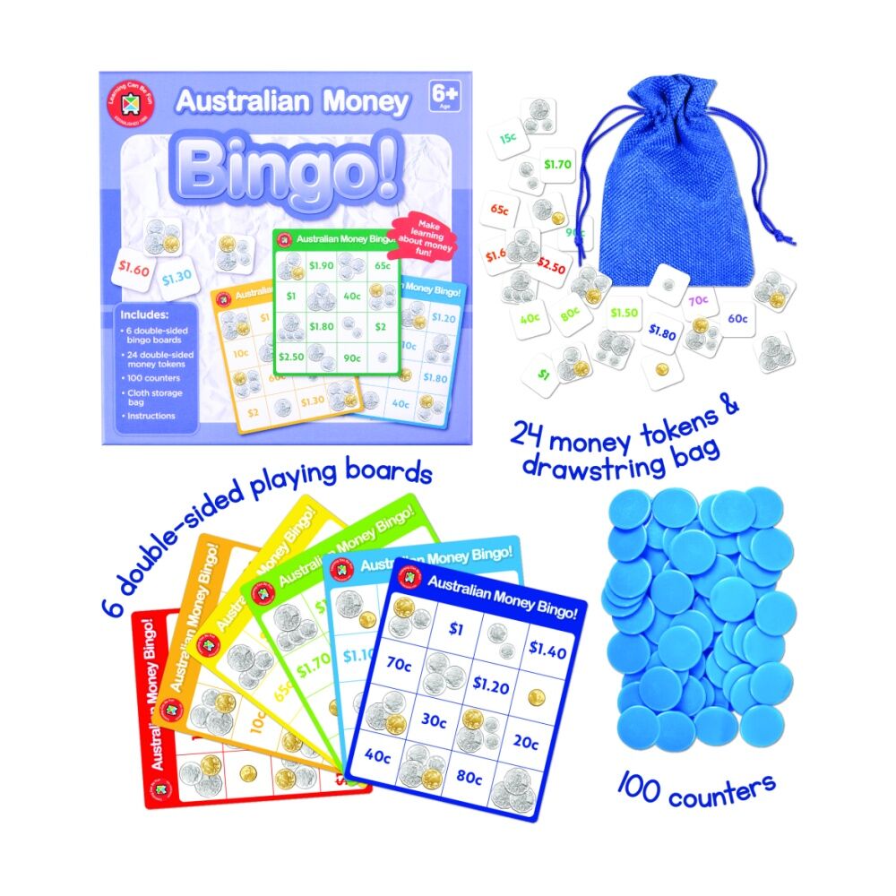 Learning Can Be Fun Geometry/Maths Bingo Kids Learning/Educational Game Set 6y+