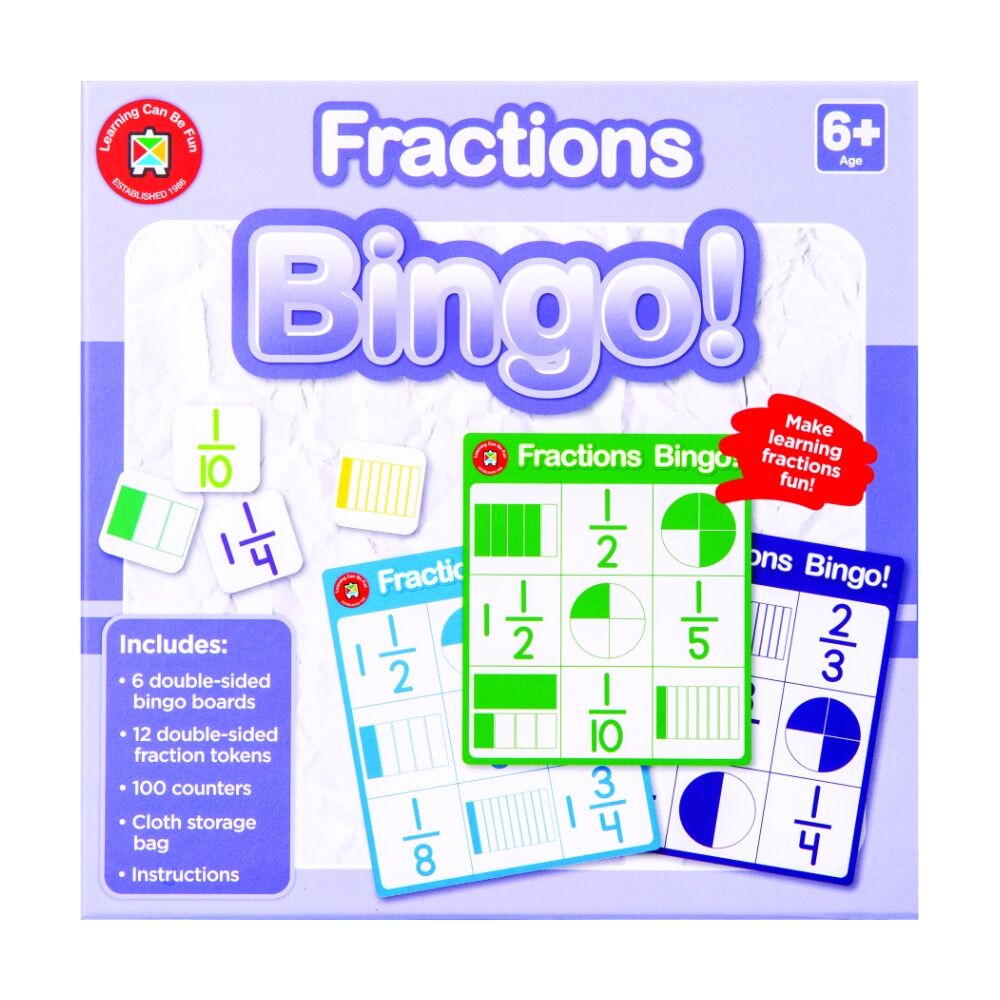 Learning Can Be Fun Time/Mathrmatics/Reading Bingo Set Educational Games 6y+