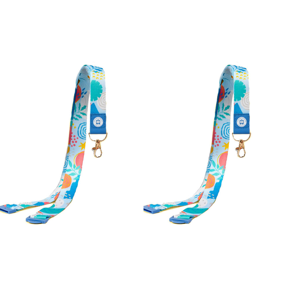 2PK Learning Can Be Fun Growing Minds Teacher ID/Keys Lanyard 42cm