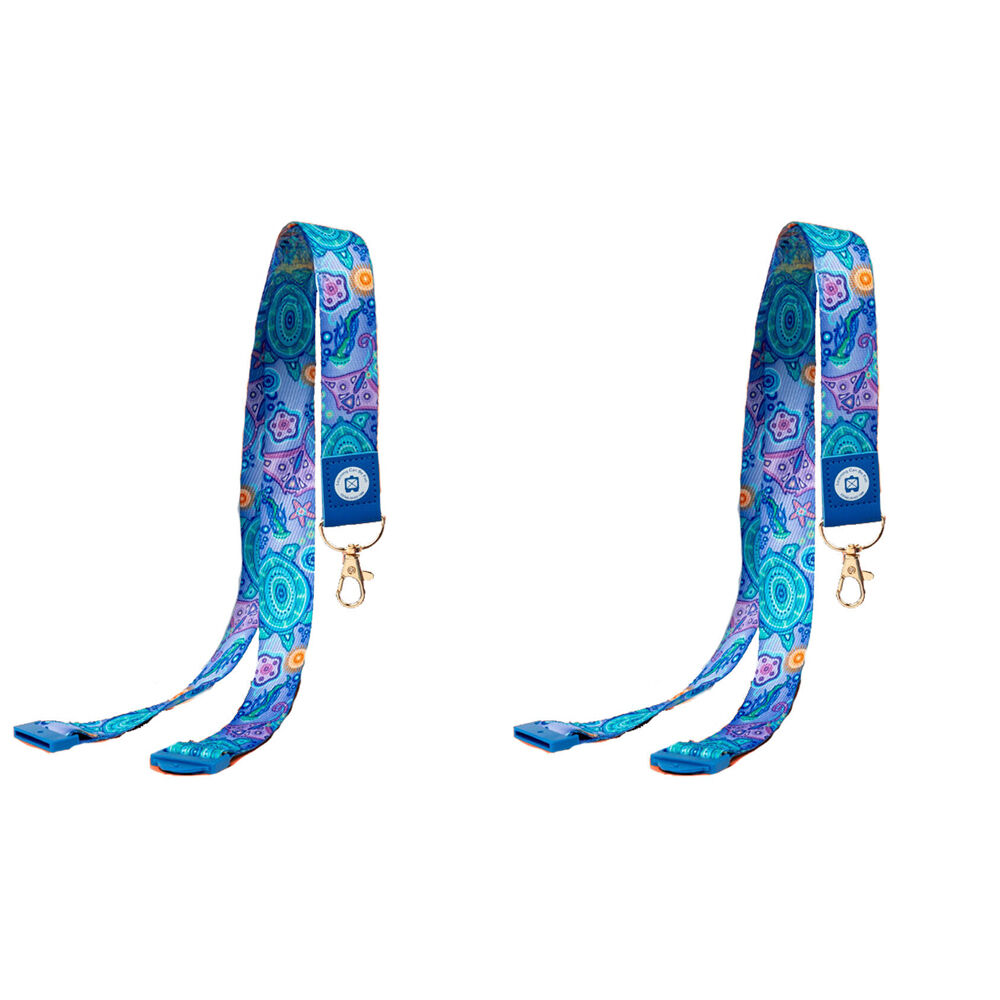2PK Learning Can Be Fun Ocean Country Teacher ID/Keys Lanyard 42cm