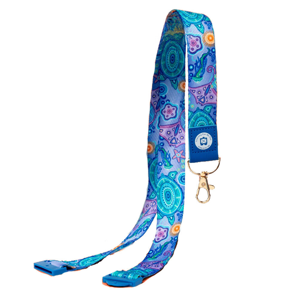 2PK Learning Can Be Fun Ocean Country Teacher ID/Keys Lanyard 42cm