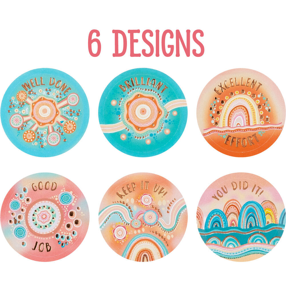 6x 160pc Learning Can Be Fun Sacred Country Merit Sticker Book 29mm