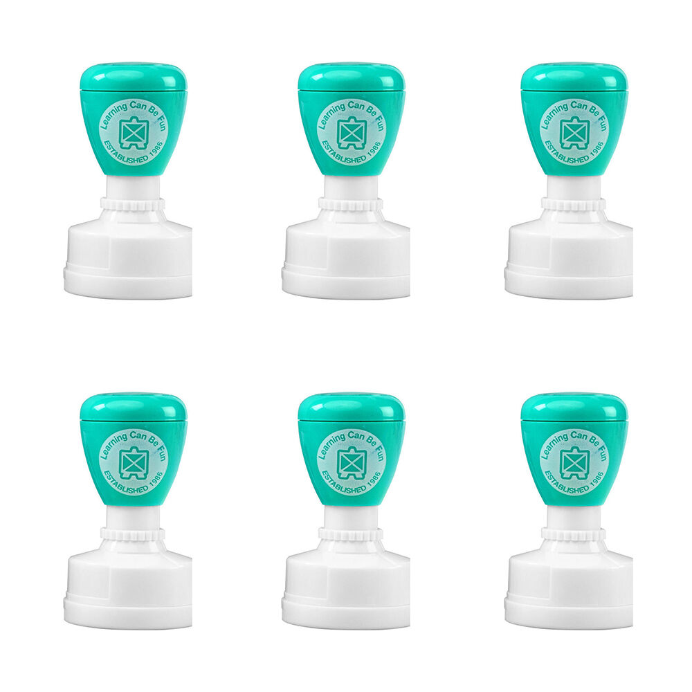 6PK Learning Can Be Fun Sacred Country Meeting Place Merit Stamp Blue