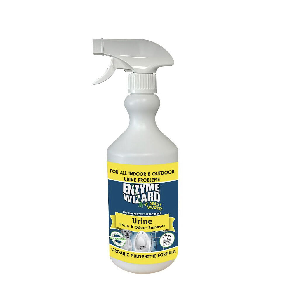 3pc Enzyme Wizard Pet Pack Carpet Spray 750ml/Floor 1L/Urine Stain Cleaner 750ml