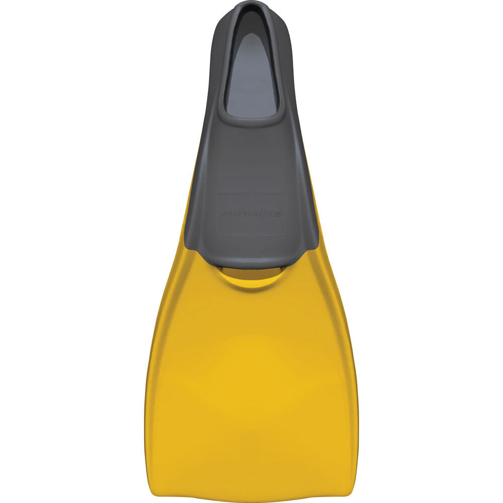 Mirage Long Blade Rubber Diving & Snorkelling Fins XL Yellow