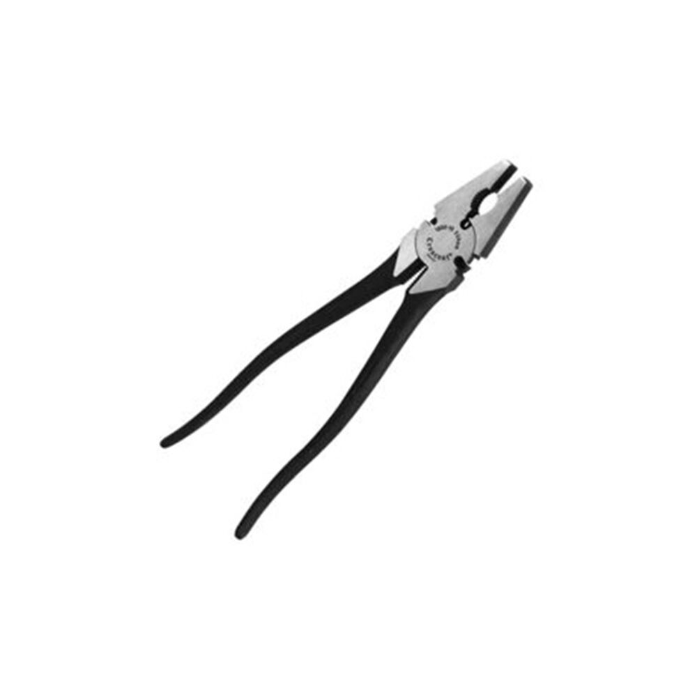 AgBoss Wire Fencing Pliers 200mm/8 Inch With Flat Nose Black