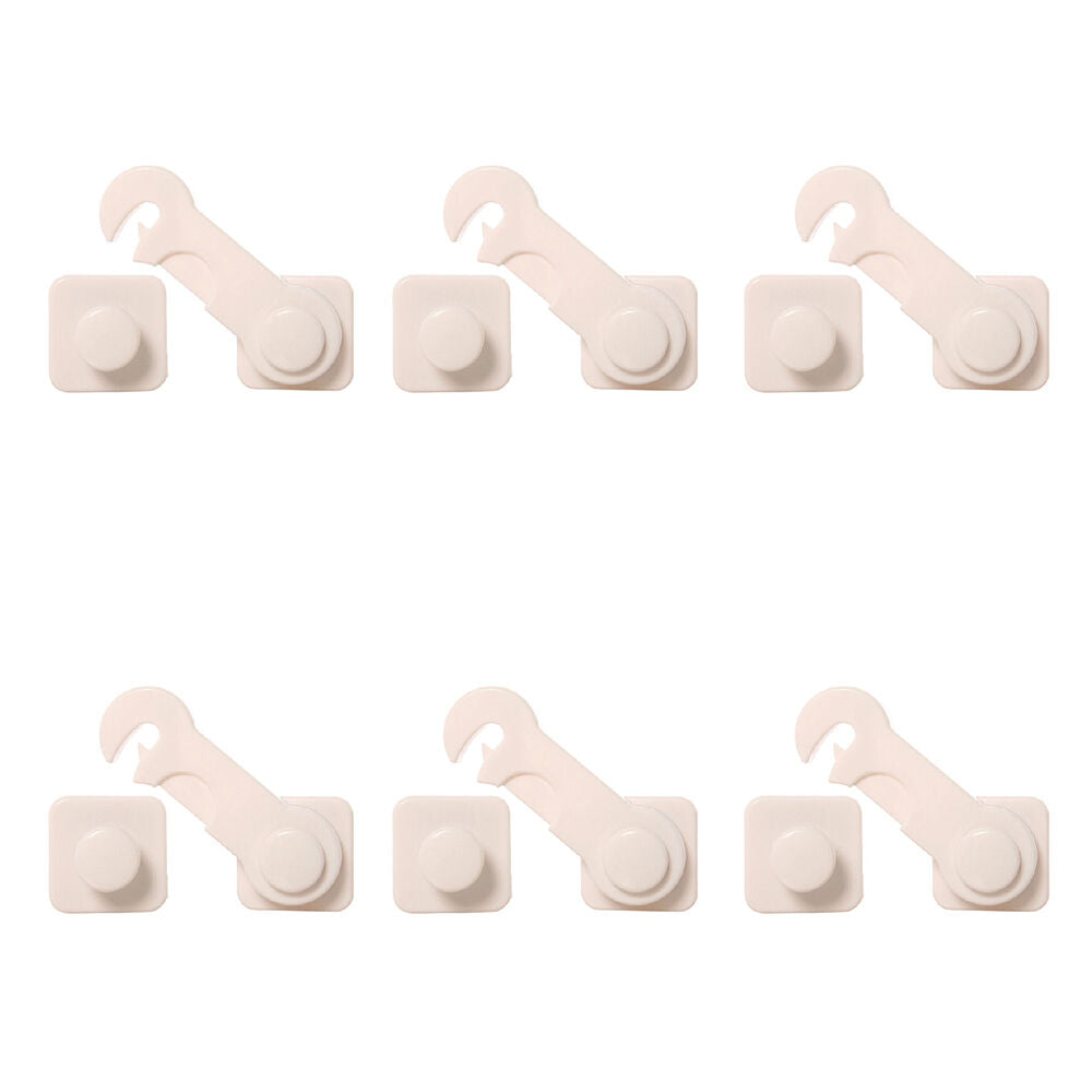 6PK Dreambaby Furniture & Glass Cabinet Plastic Catch Child Safety Lock