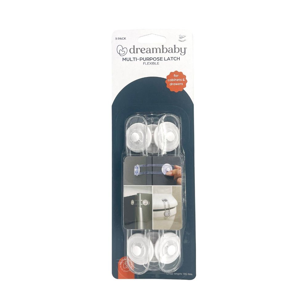 6pc Dreambaby Multi Purpose Baby Safety Door Latches