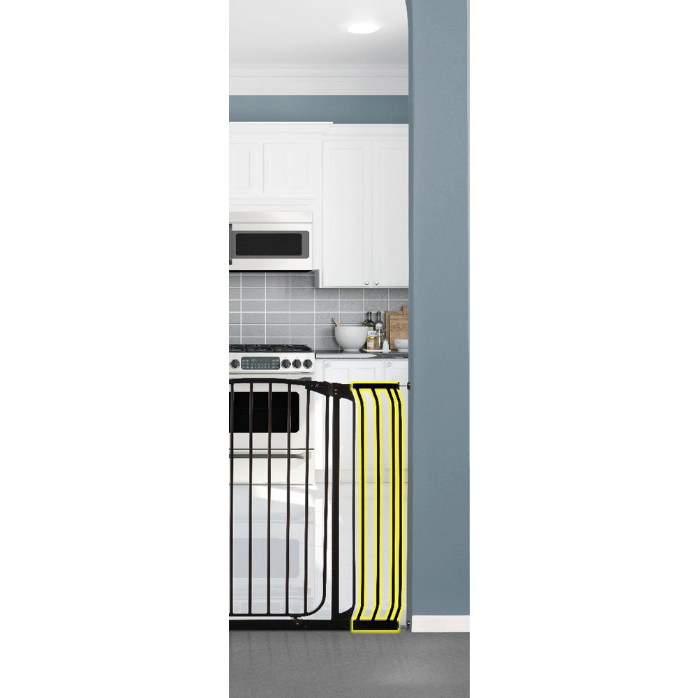 Dreambaby 18cm Chelsea Xtra-Tall Extension For Baby Safety Gate - Black