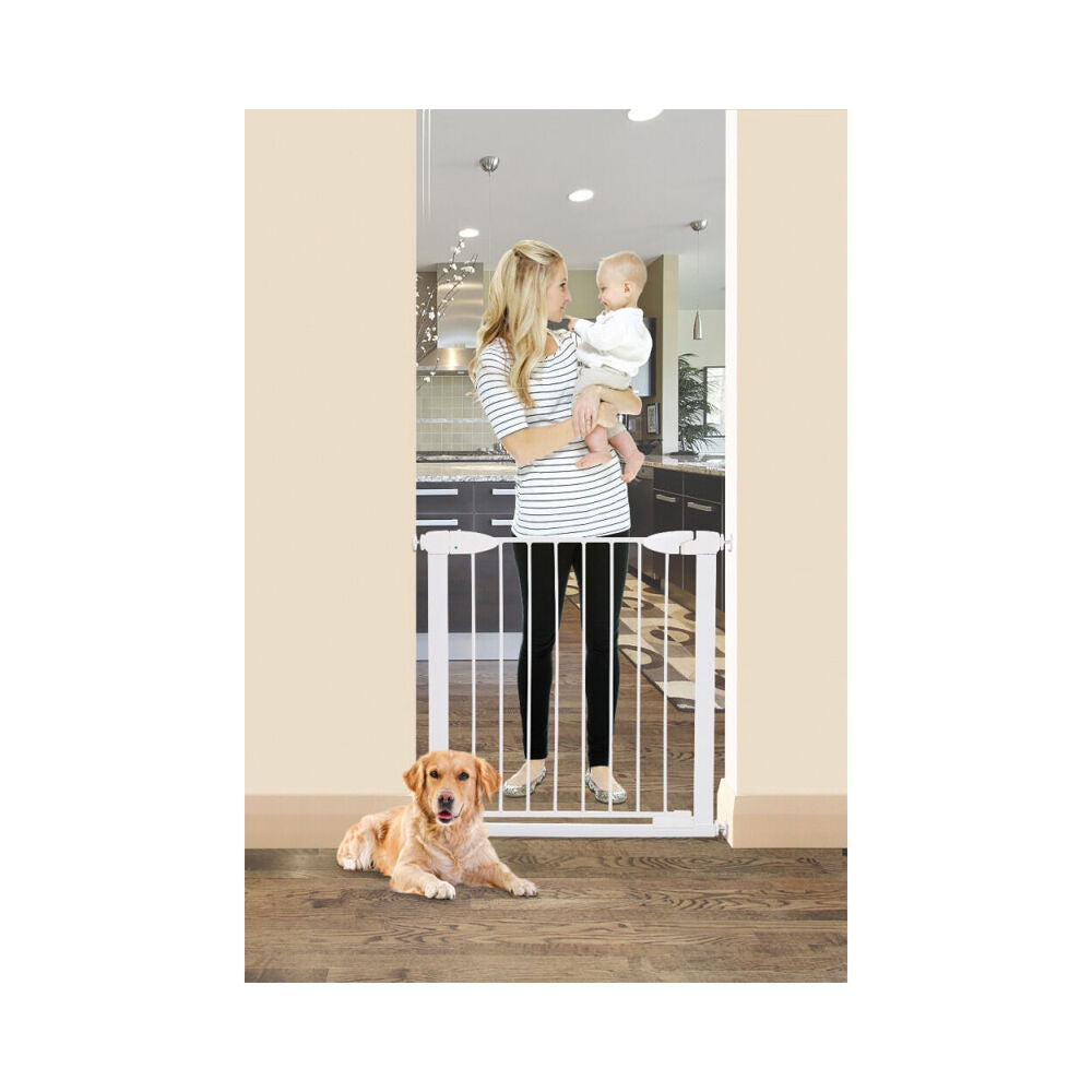 Dreambaby Boston Pressure Mounted Auto Close Gate 74cm - White