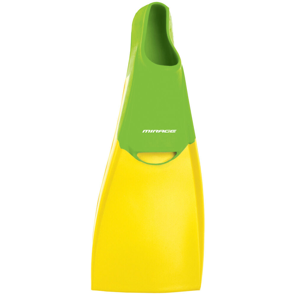 Mirage Unisex Deluxe Diving & Snorkelling Rubber Fin Infant Lime