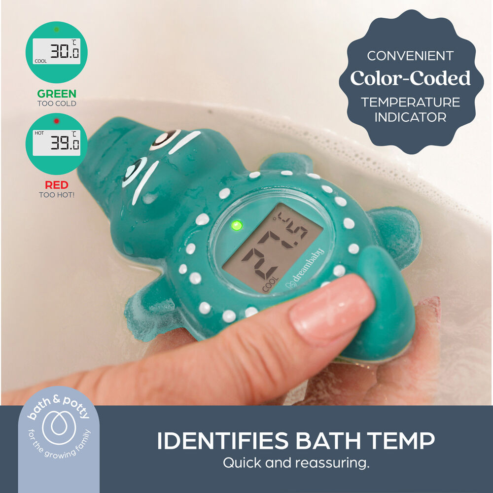 Dreambaby Room & Bath Thermometer Crocodile