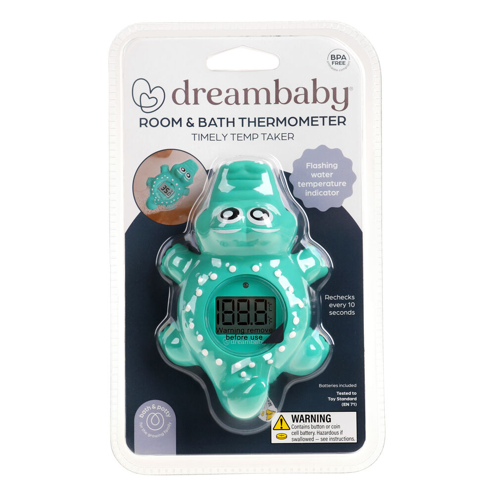Dreambaby Room & Bath Thermometer Crocodile