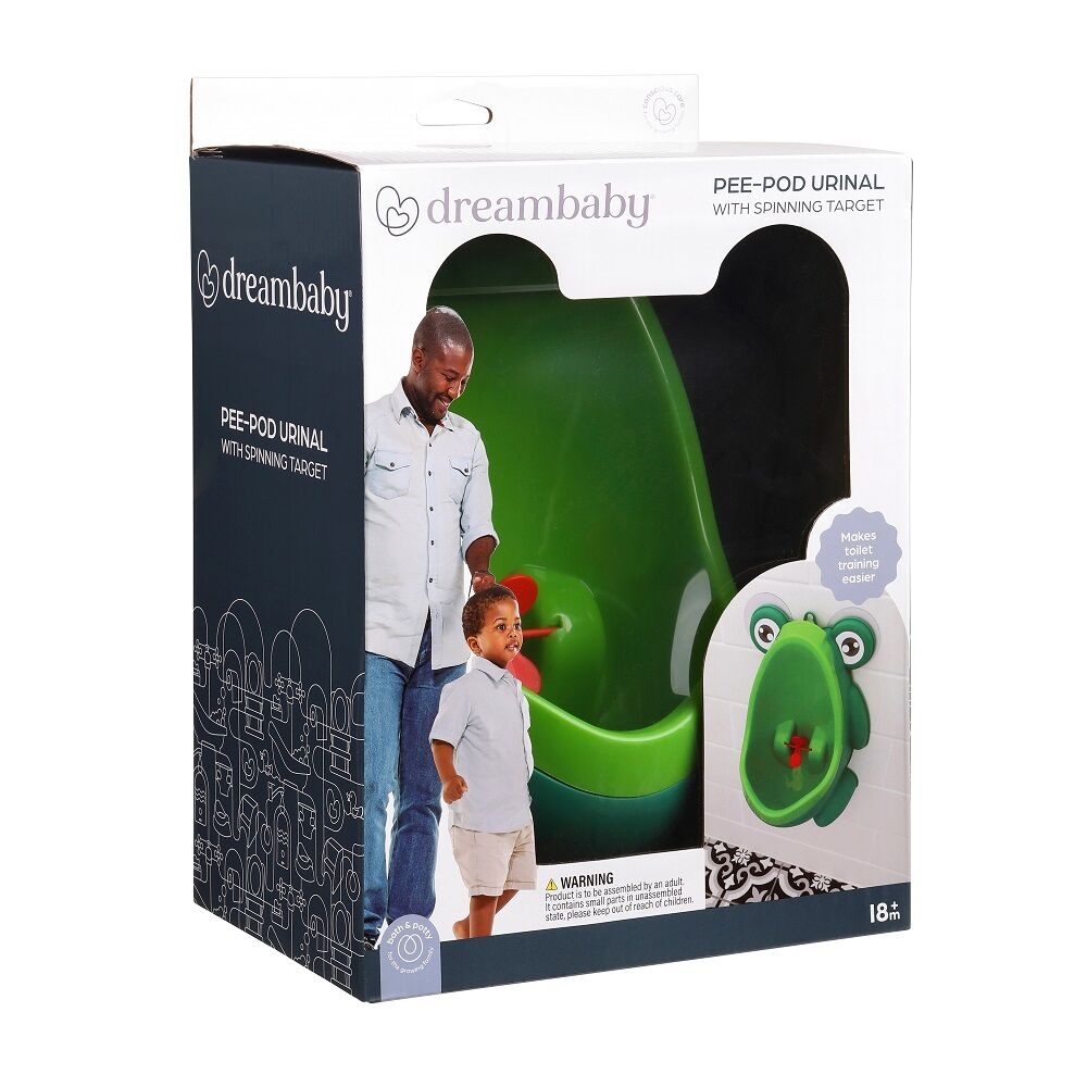 Dreambaby Frog Pee-Pod Urinal w/Spinning Target 18m+