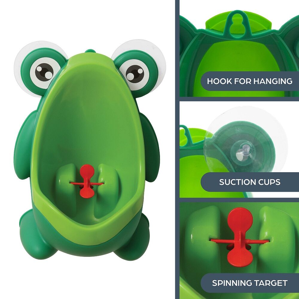 Dreambaby Frog Pee-Pod Urinal w/Spinning Target 18m+