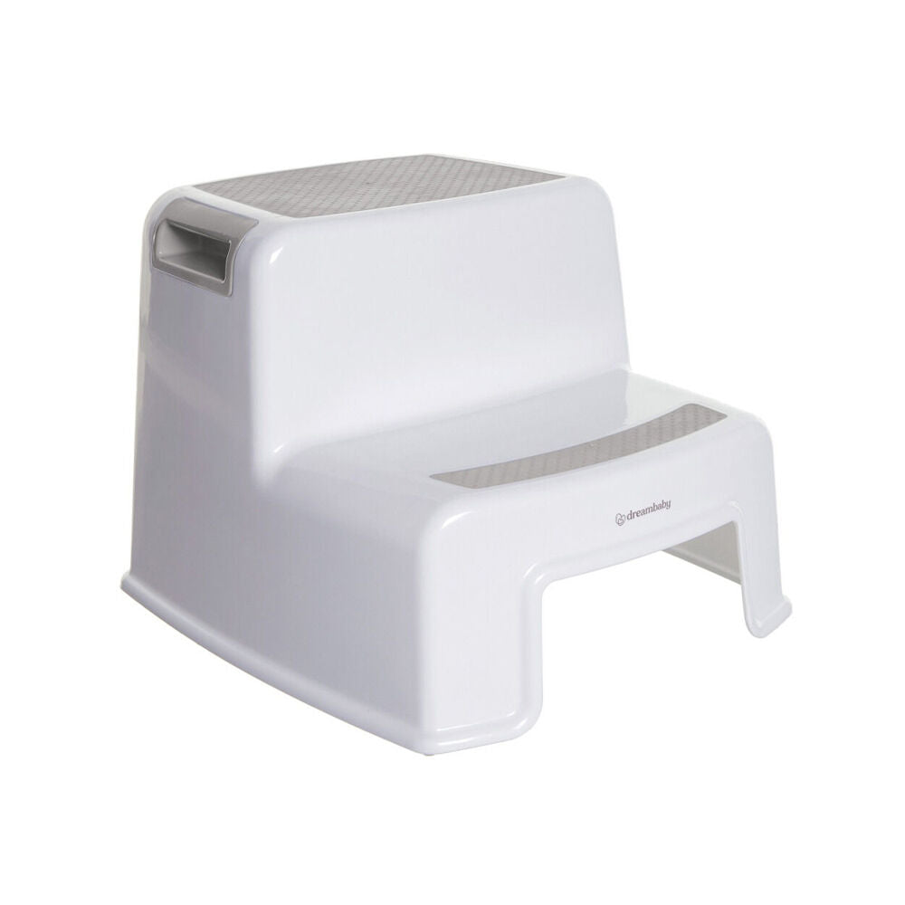 Dreambaby 2-Up Safety Step Stool 33x26cm - Grey/White