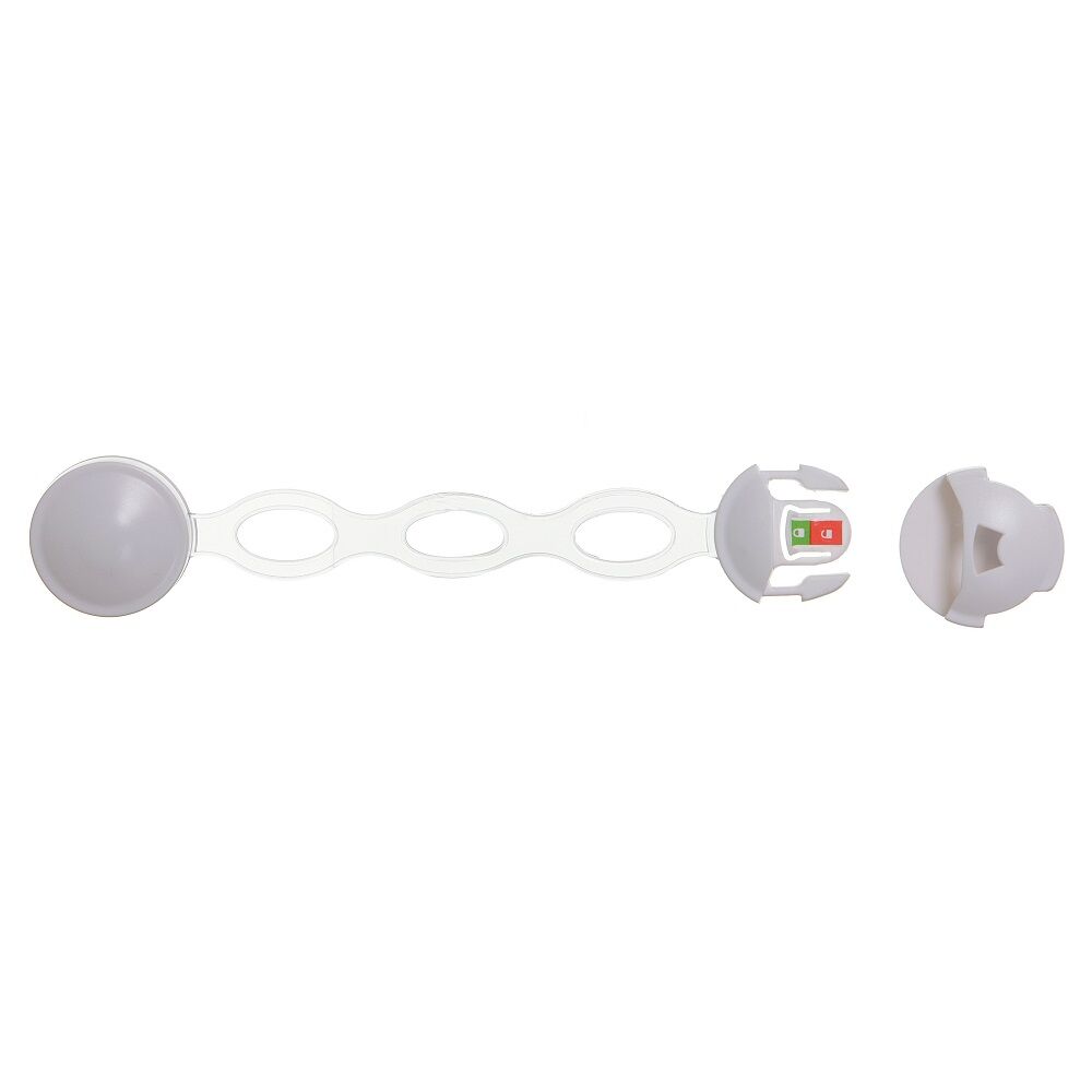 4x 3pc Dreambaby Ezy-Check Multi-Use Latch Safety Lock - White