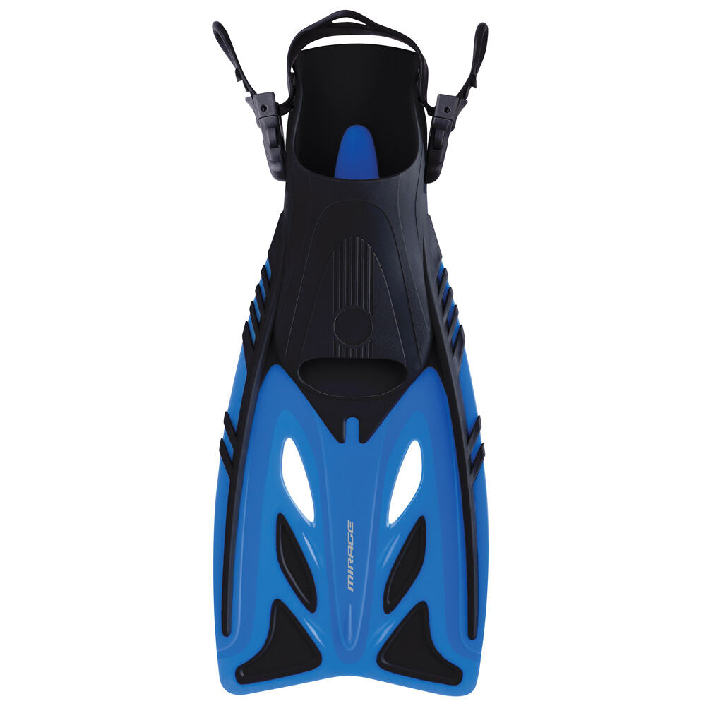 Mirage Unisex Crystal Diving & Snorkelling Fins Junior S/M Blue