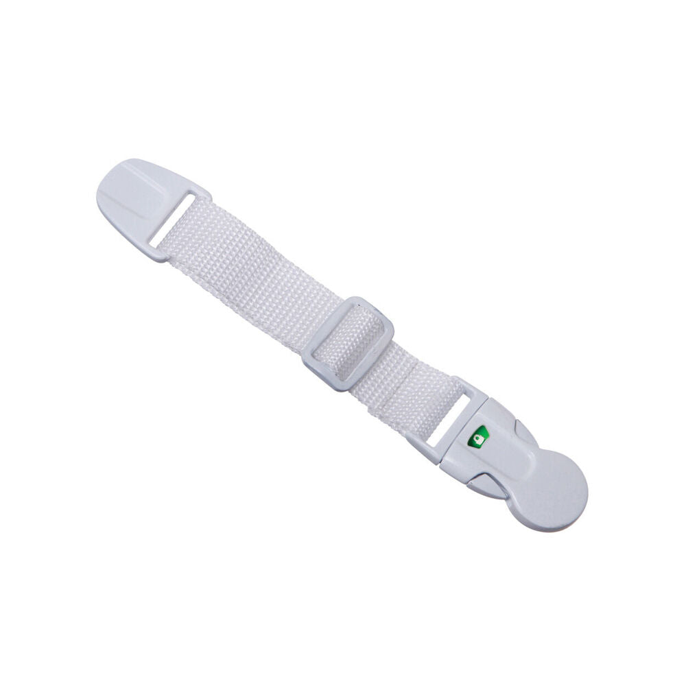 3PK Dreambaby Ezy Check Strap Latch Safety Lock 25cm - White