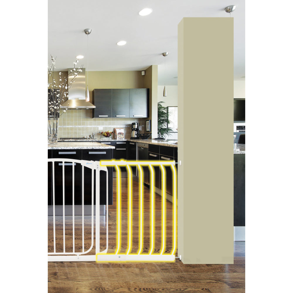 Dreambaby 45cm Chelsea Extension For Baby Safety Gate - White