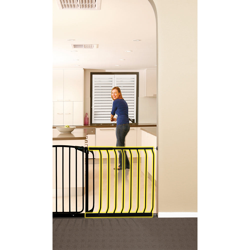 Dreambaby 63cm Chelsea Extension For Baby Safety Gate - Black