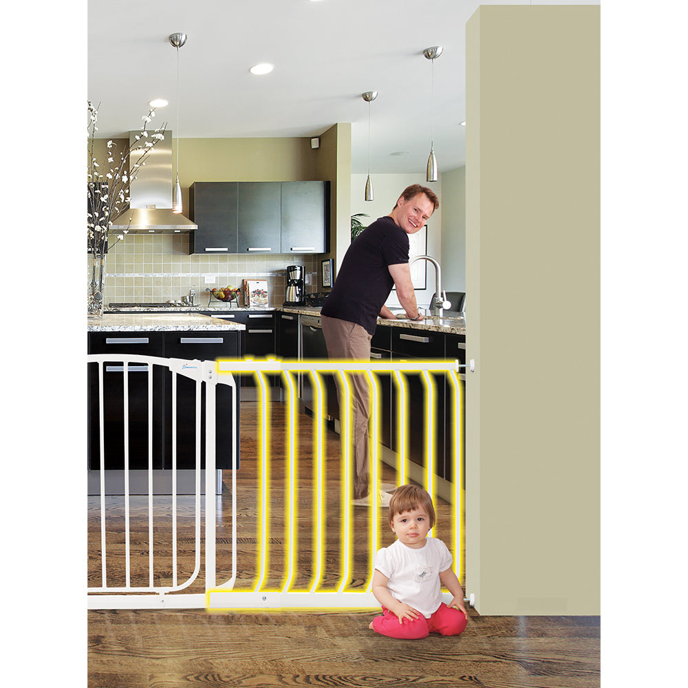 Dreambaby 63cm Chelsea Extension For Baby Safety Gate - White
