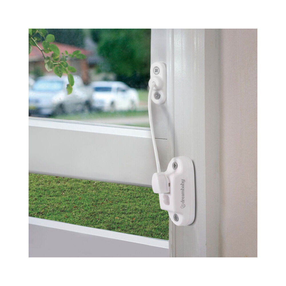 4PK Dreambaby Breezz-Lock Keyed Window Restrictor Window Lock