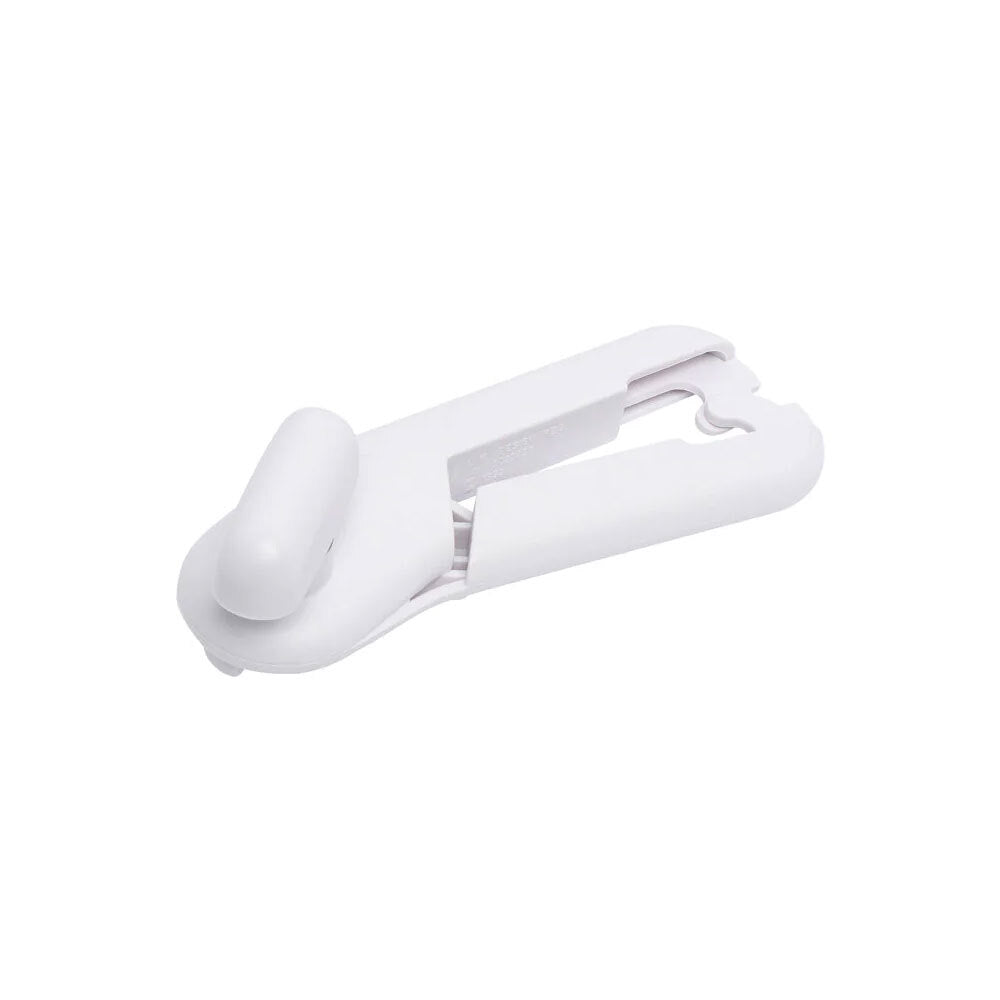2PK Eterna Plastic Super Can Opener w/ Stainless Steel Cutter - White