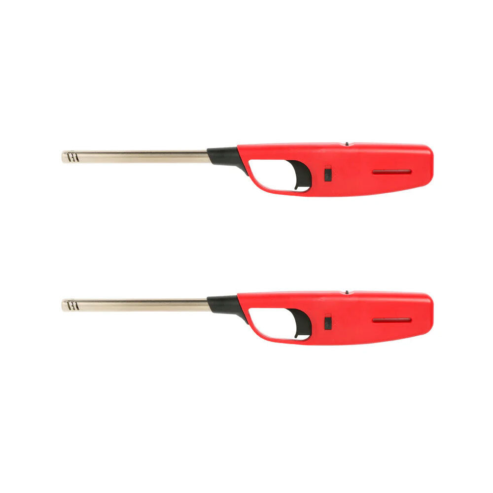 2PK Ai De Chef Disposable Flame Lighter/Butane Gun Torch - Red