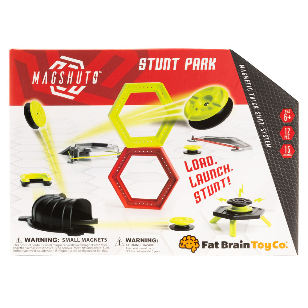 12pc Mashuto Magnetic Trick Shot Stunt Park Kids Toy 6y+