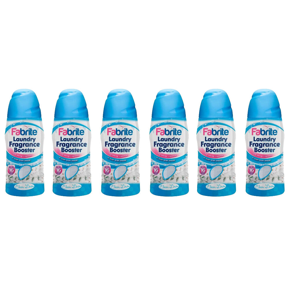 6PK Fabrite Laundry Fragrant Boosters 350g - Clean Linen