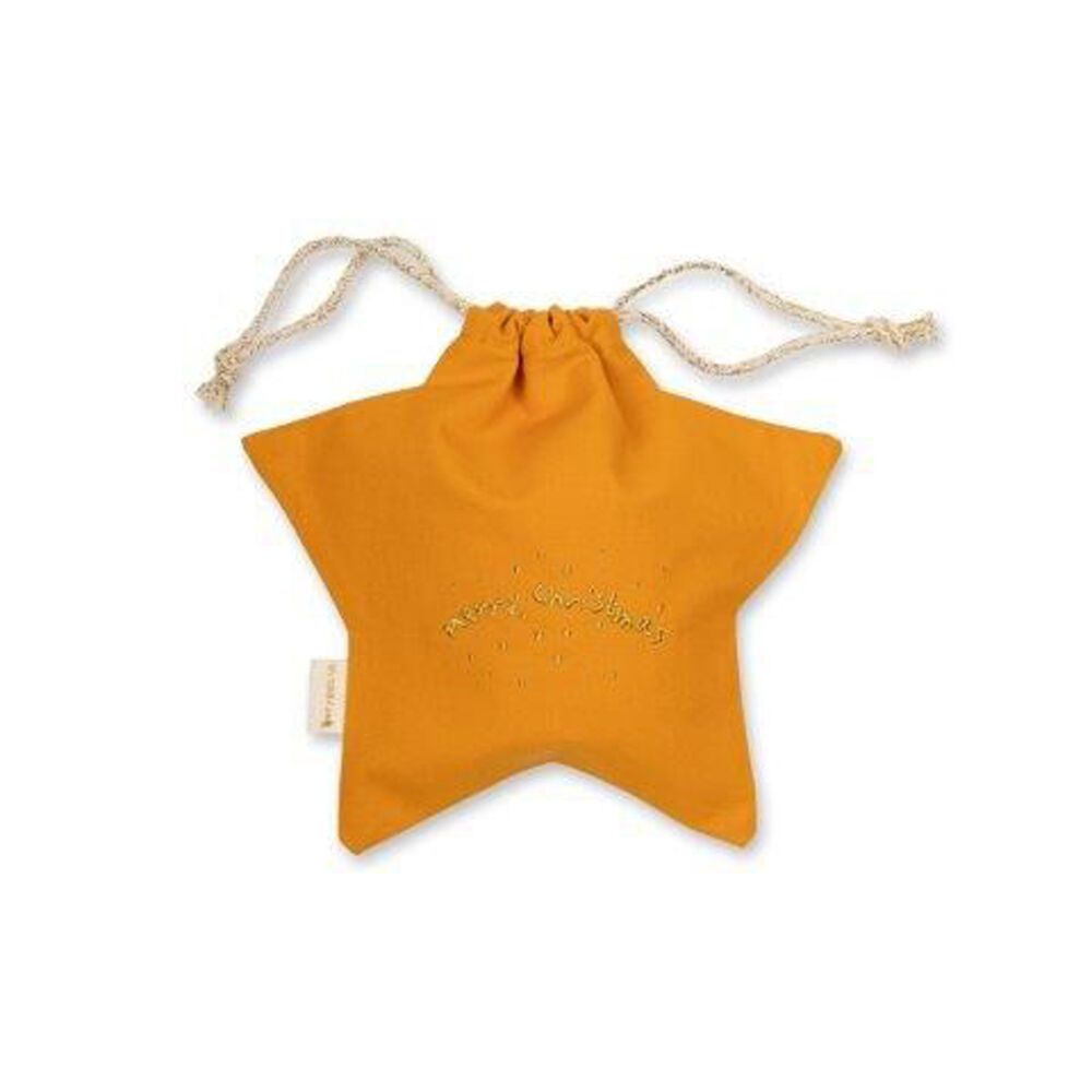 Fabelab Christmas Gift Bag String Pouch Xmas Decoration Star