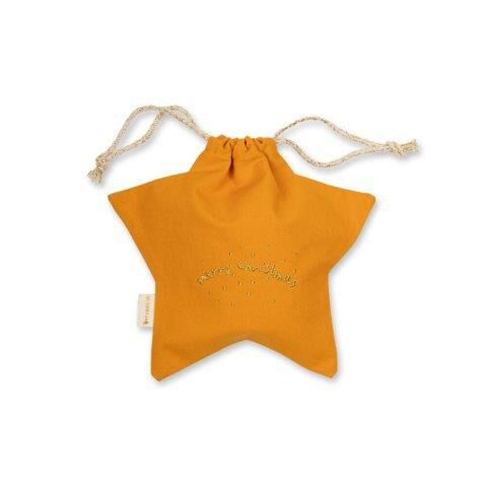 2PK Fabelab Christmas Gift Bag String Pouch Xmas Decoration Star
