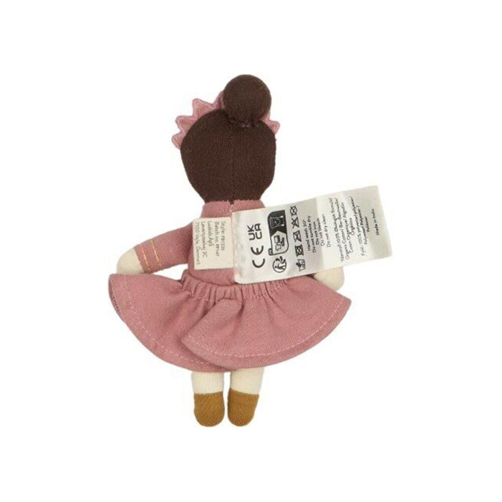 2pc Fabelab Organic Cotton Kids Toy Pocket Friend Queen and King 14cm 0y+