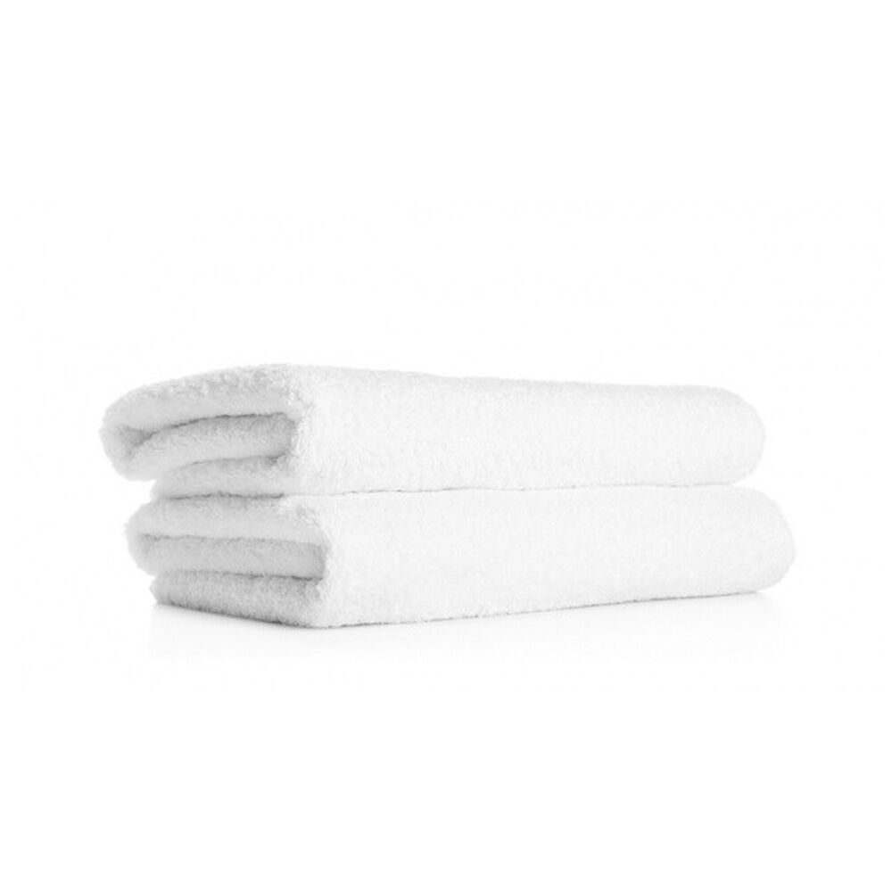 5PK Jason Commercial Astor Plain White Bath Mat 50x80cm