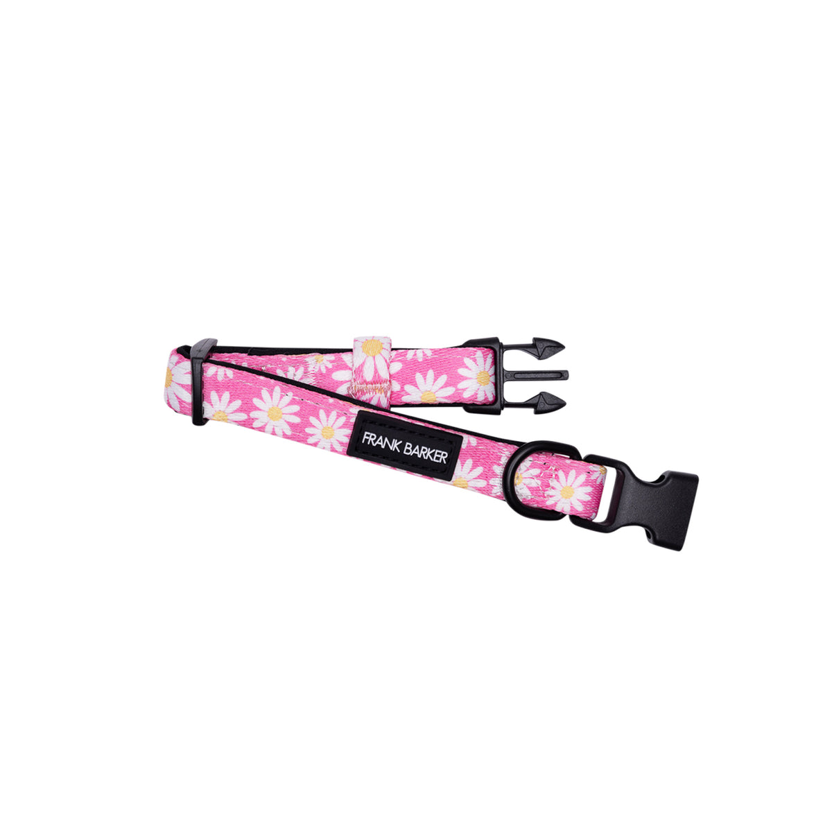 2PK Splosh Frank Barker S Pink Daisies Dog Collar Adjustable 25-40cm