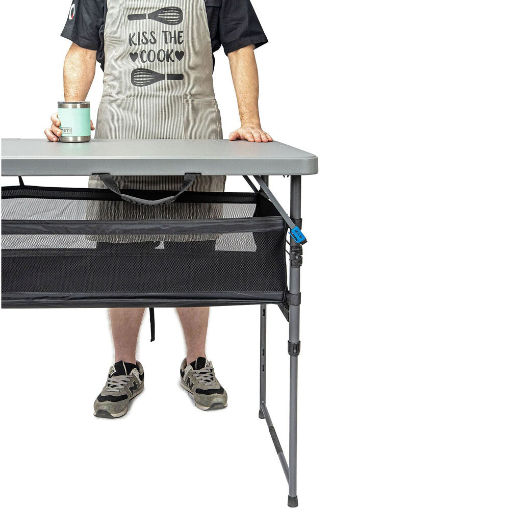 Quest Outdoors Folding Portable Outdoor Camping/Picnic Table 6