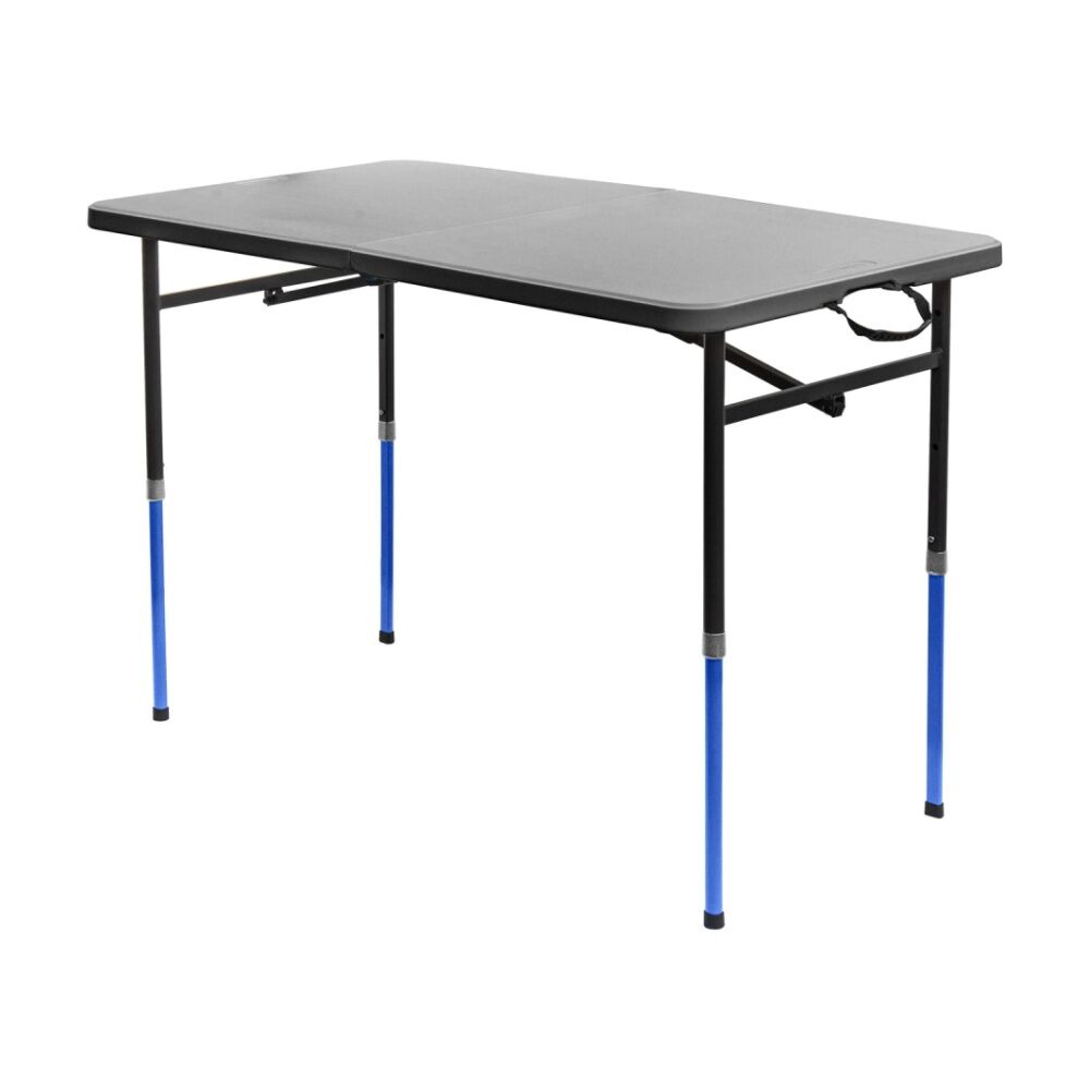 Quest Outdoors Handy 100 Folding Table Height Adjustable Camping 101x61cm
