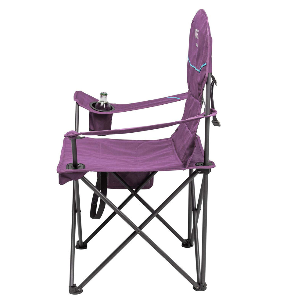 2PK Quest Outdoors Steel Frame Little Mutha Camp Chair - Purple