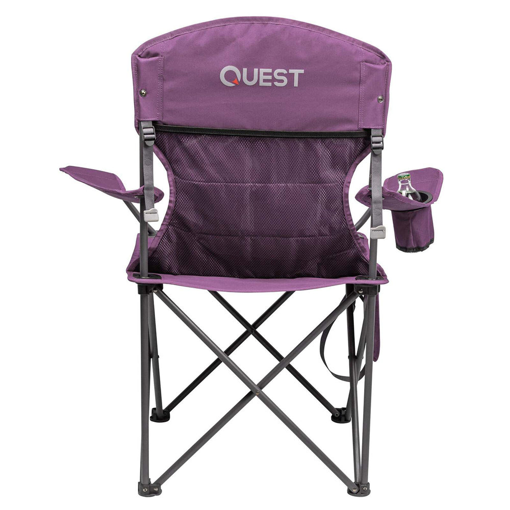 2PK Quest Outdoors Steel Frame Little Mutha Camp Chair - Purple