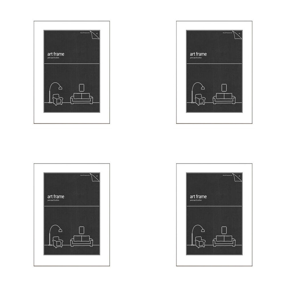 4PK Impact Rock Merchandise Deluxe Photo/Picture Frame 46x62cm White