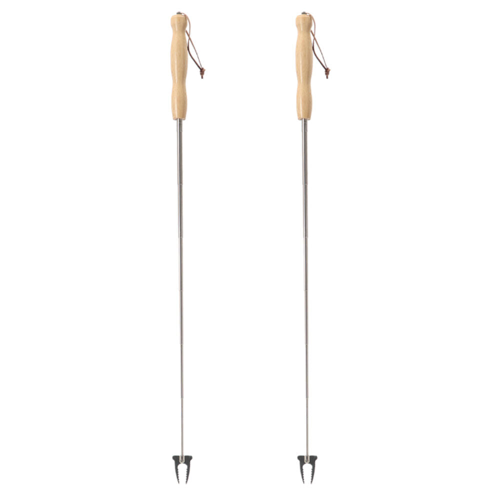 2PK Esschert Design Extendable BBQ Fork Outdoor Camping Cooking