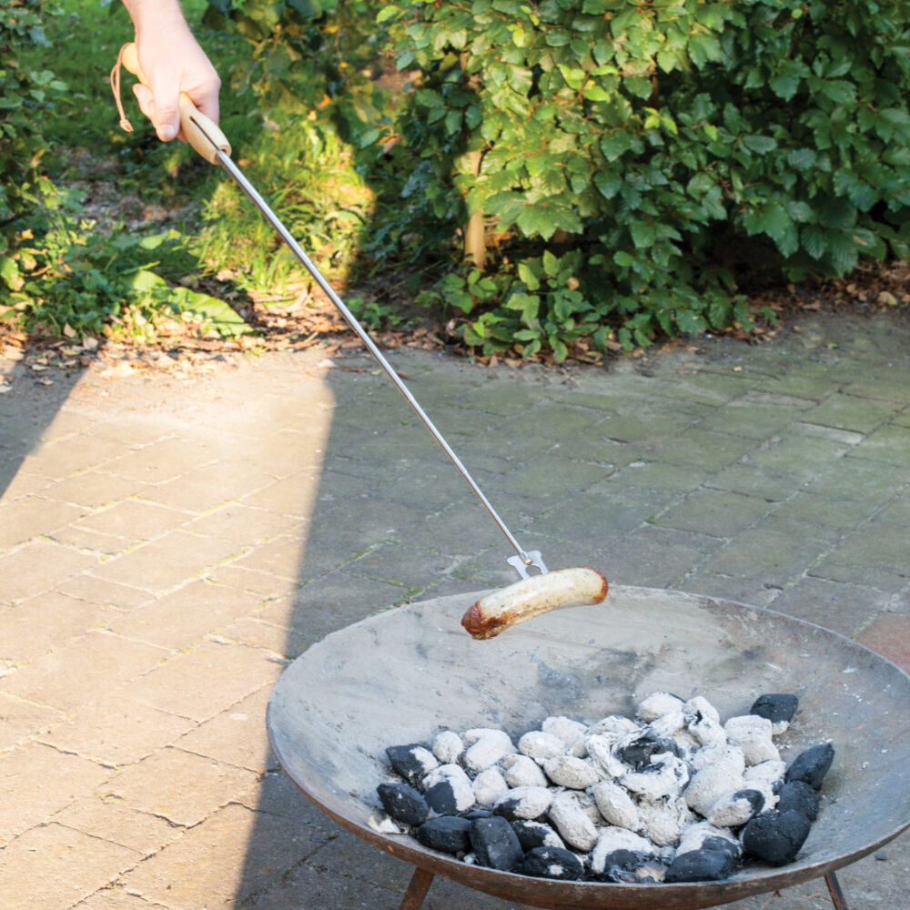 2PK Esschert Design Extendable BBQ Fork Outdoor Camping Cooking