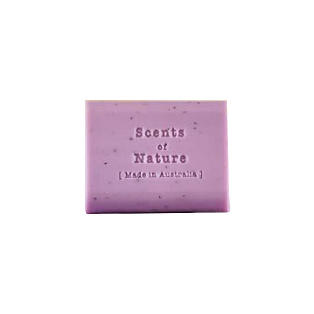 40PK Scents of Nature Very Mixed Berry Scent Vegetable Oil Soap Bar 100g Purple